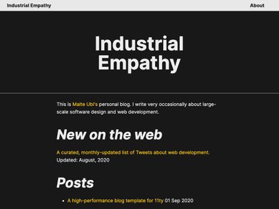 Screenshot of https://www.industrialempathy.com/